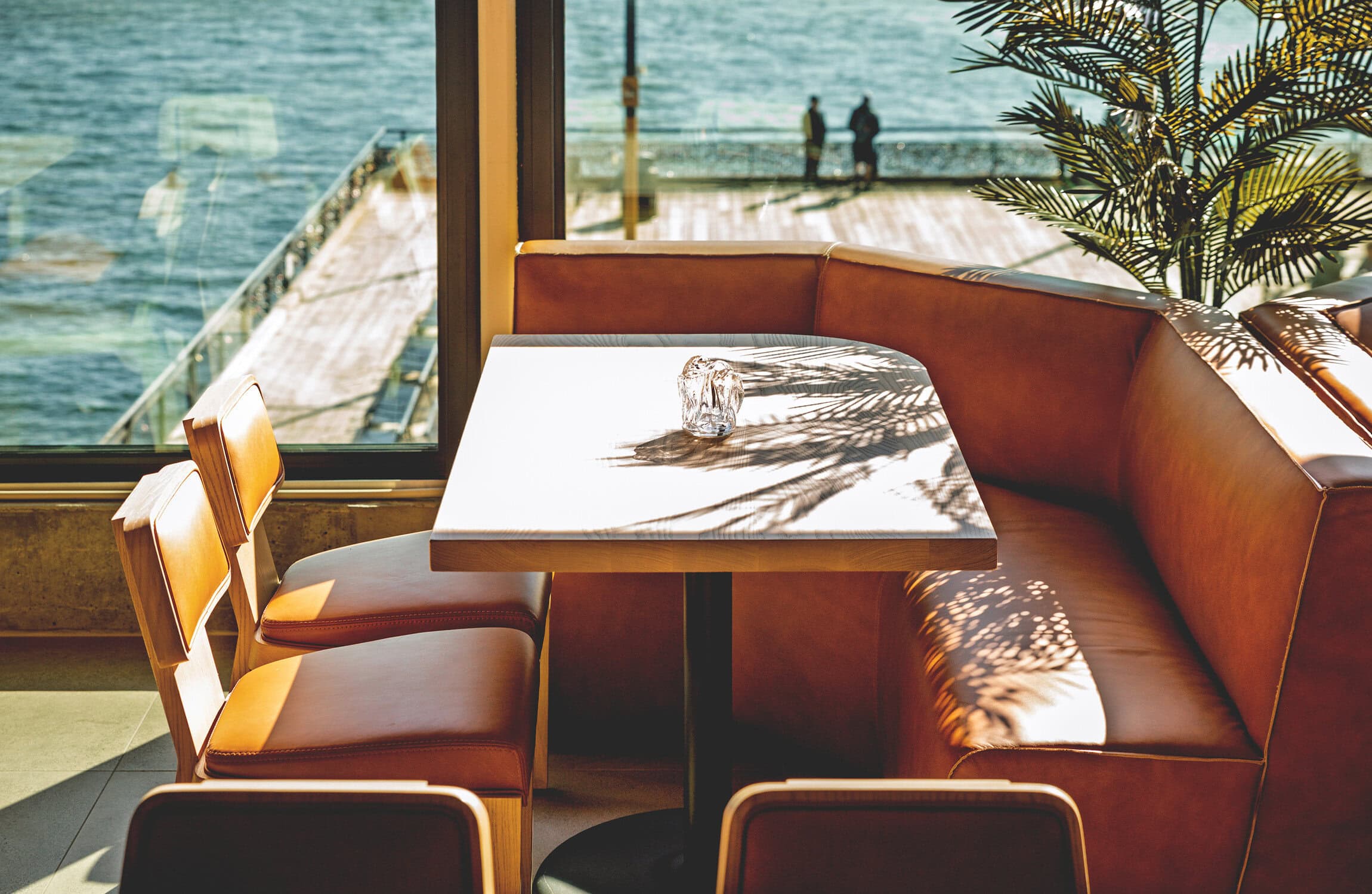King Taps architectural photo featuring our King Taps Lonsdale Quay waterfront dining view